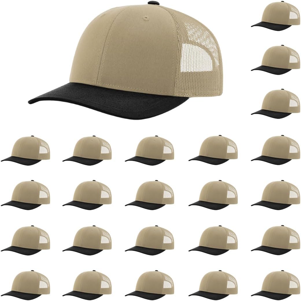 Richardson 112 Classic Six-Panel Adjustable Snapback Trucker Cap