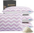 Cooling Memory Foam Queen Pillows Set of 4 - Adjustable Loft Support