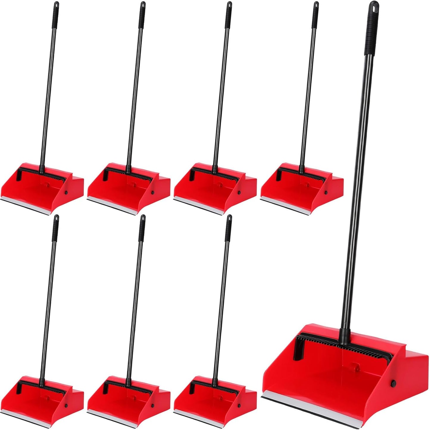 8 Pcs Lobby Dust Pan Set for Efficient Floor Cleaning Tasks