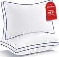 Premium Pillows King Size Set of 2 - Fluffy Support for Neck Pain