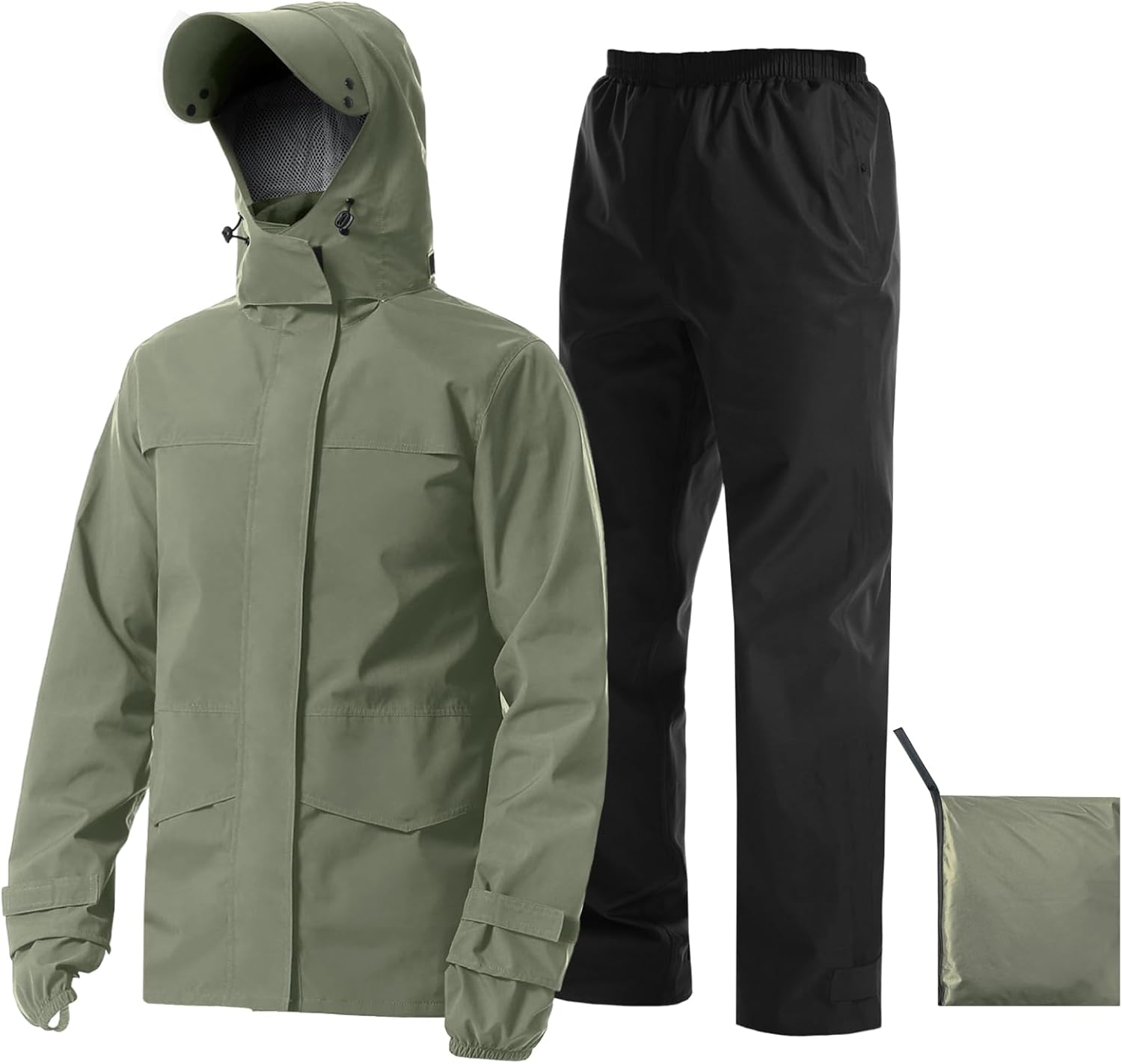 iCreek Rain Suit Waterproof Jacket and Pants for All Weather