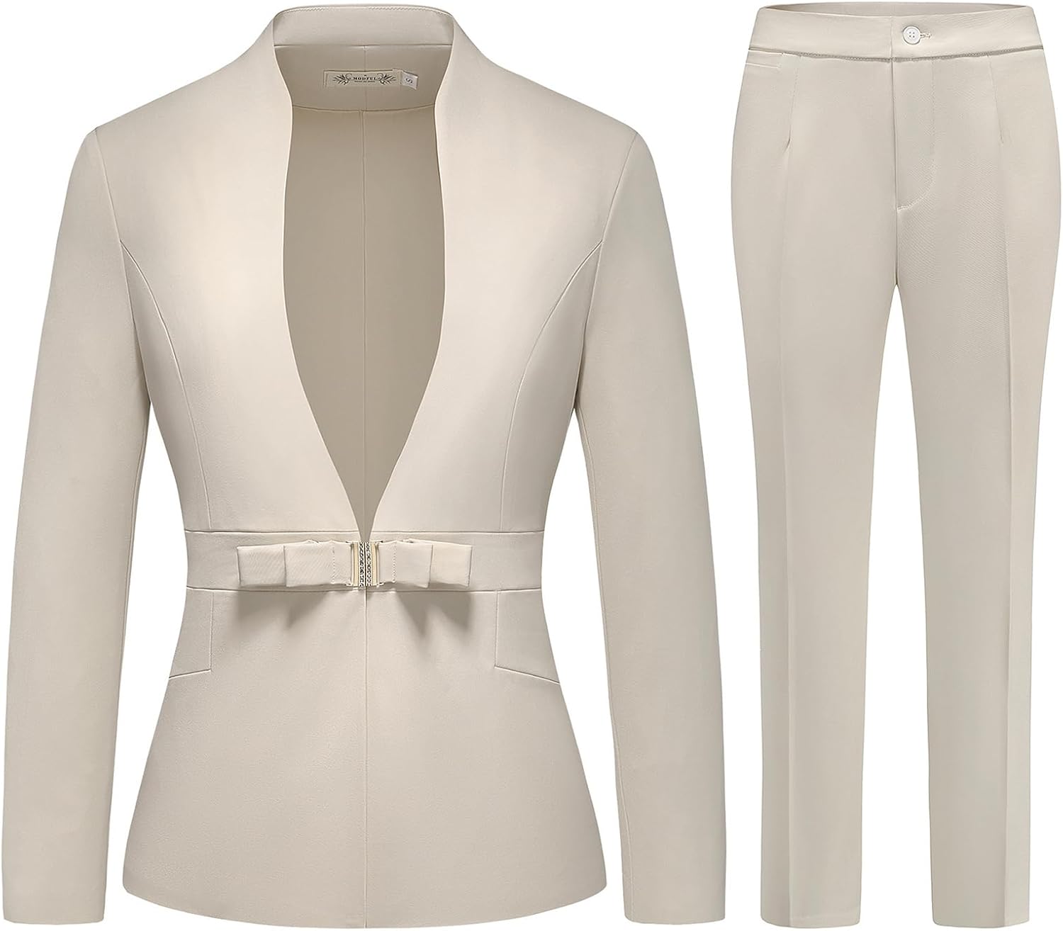 MODFUL Women's Business Pant Suit Set for Office and Work