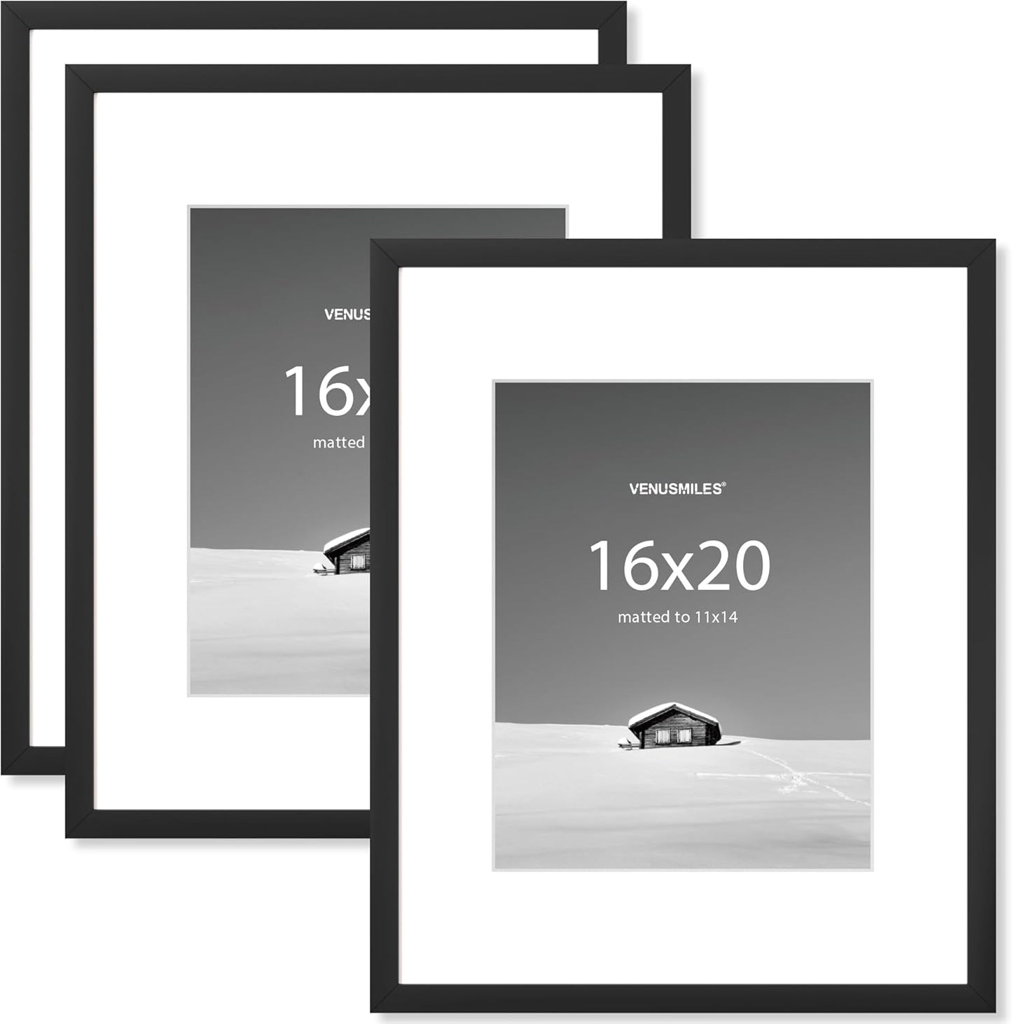 16x20 Picture Frame Set - Versatile Display for Your Photos