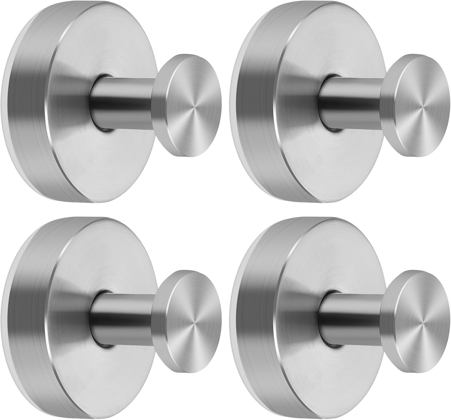 11lbs Stainless Steel Shower Hooks 4 Pack