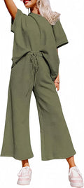 SHEWIN Women's 2 Piece Outfits Sweatsuit - Casual Lounging Set