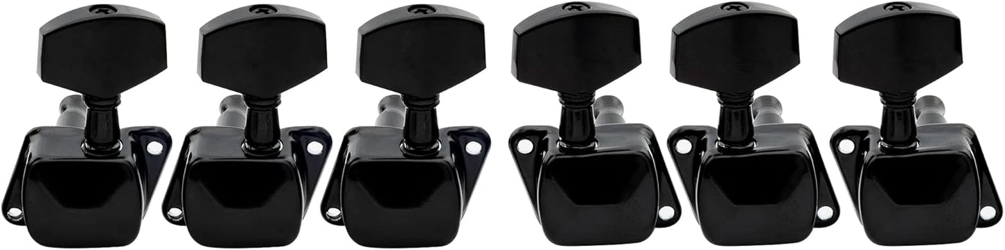 Musiclily Black Tuning Pegs Set for Epic Guitar