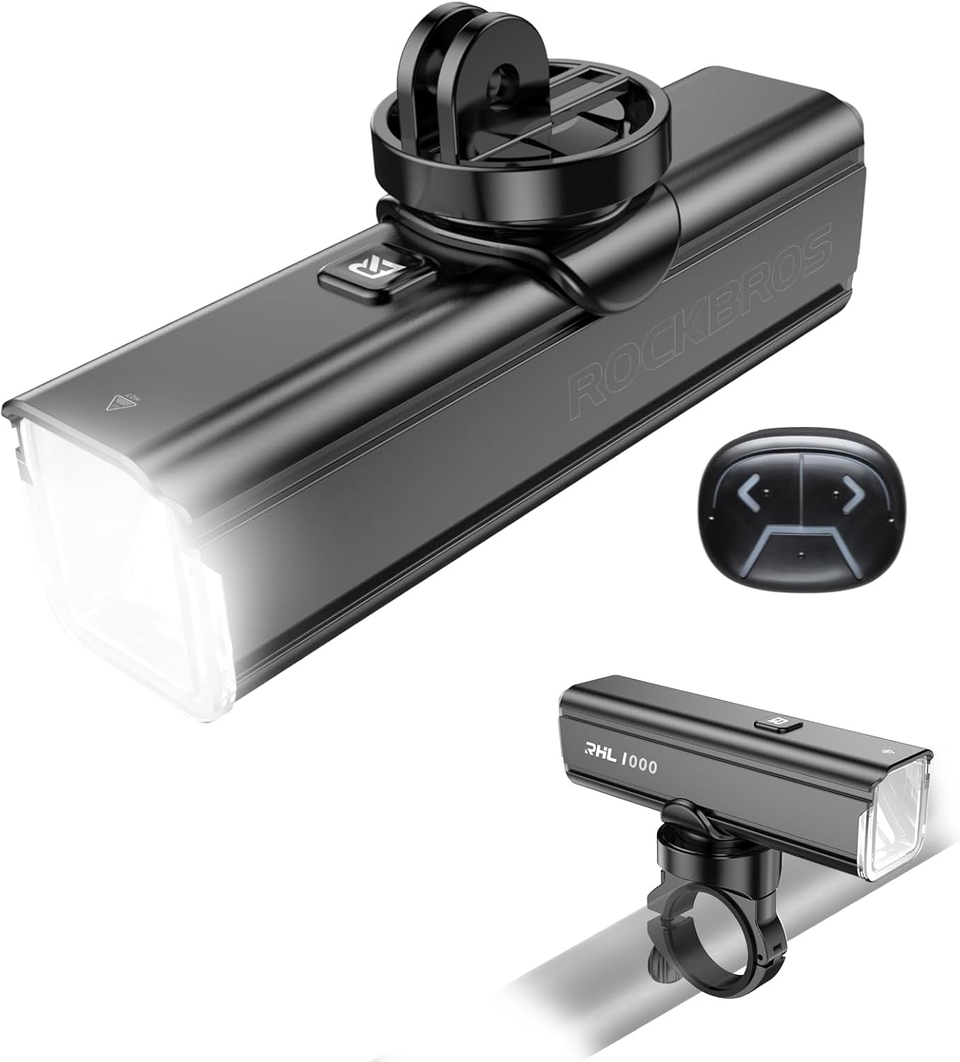 ROCKBROS 1500 Lumens Bike Light for Night Riding Adventures