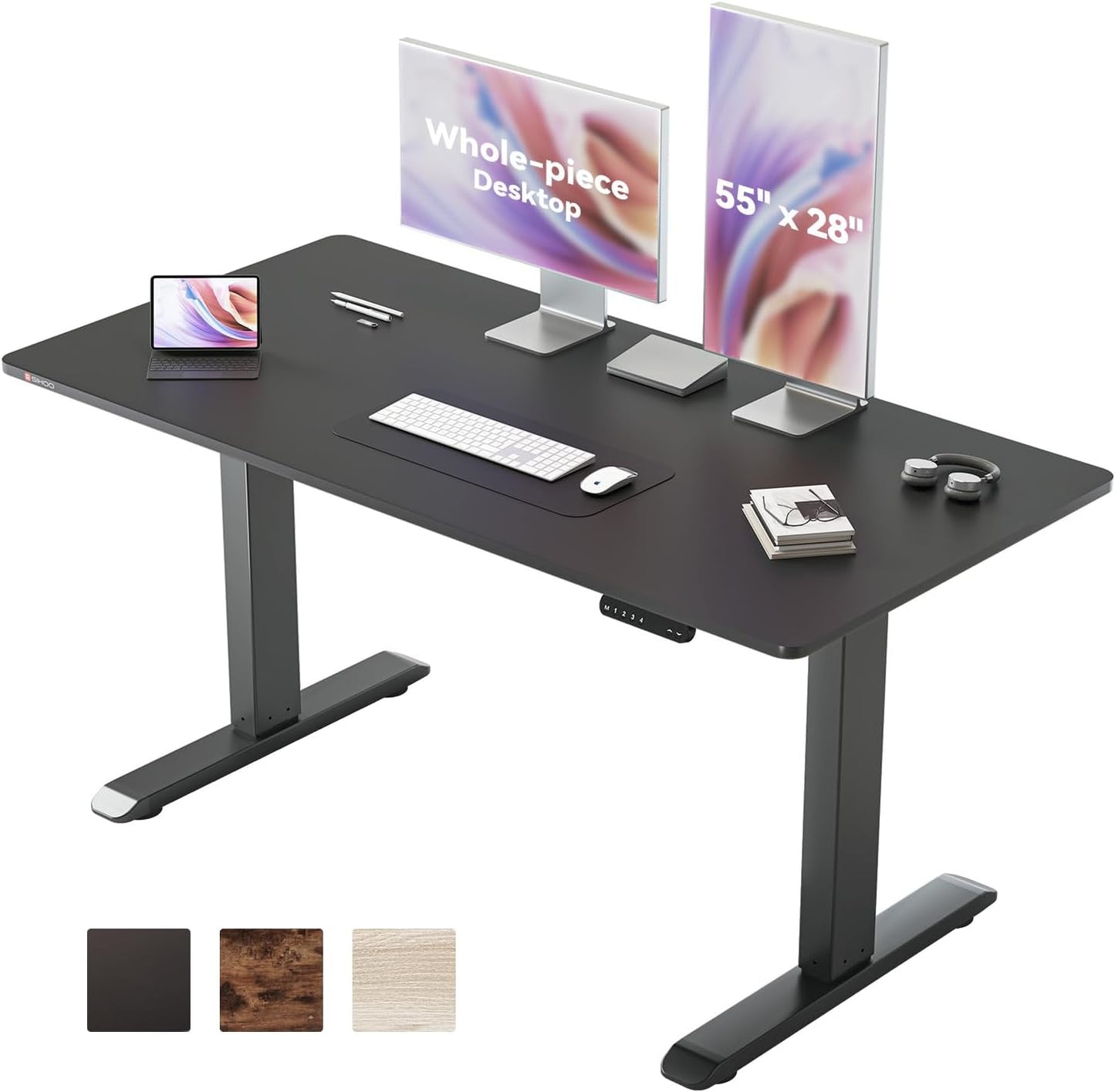 SIHOO Electric Standing Desk - 4 Memory Heights, Ergonomic Workstation