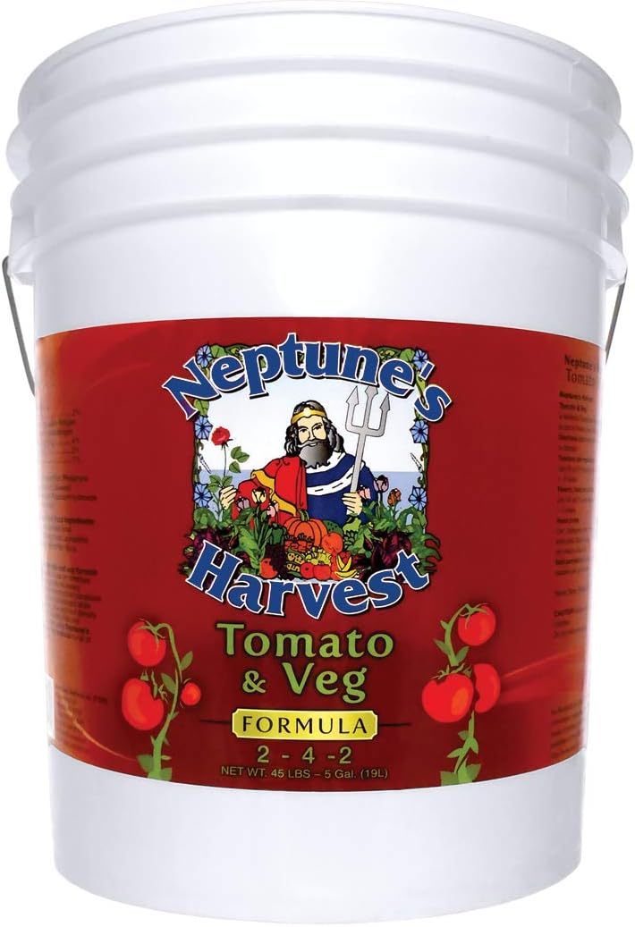 Neptune's Harvest Tomato & Veg Fertilizer 2-4-2 for Healthy Growth