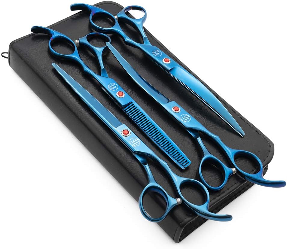 Professional 7.0 Dog Grooming Scissors Set for Pets Care