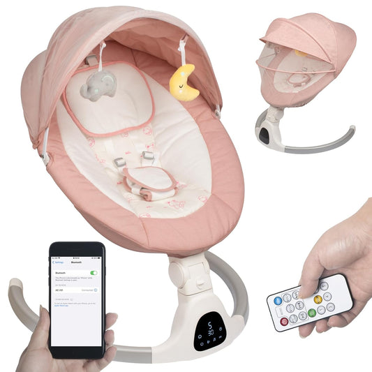 Baby Swing for Infants to Toddlers with Bluetooth Music Speaker