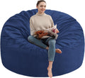 4FT Bean Bag Chair Large Memory Foam Round Beanbag - Fluffy Comfort
