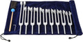 9 Pcs Chakra Weighted Tuning Forks Set for Healing - 8 Chakra + Soul