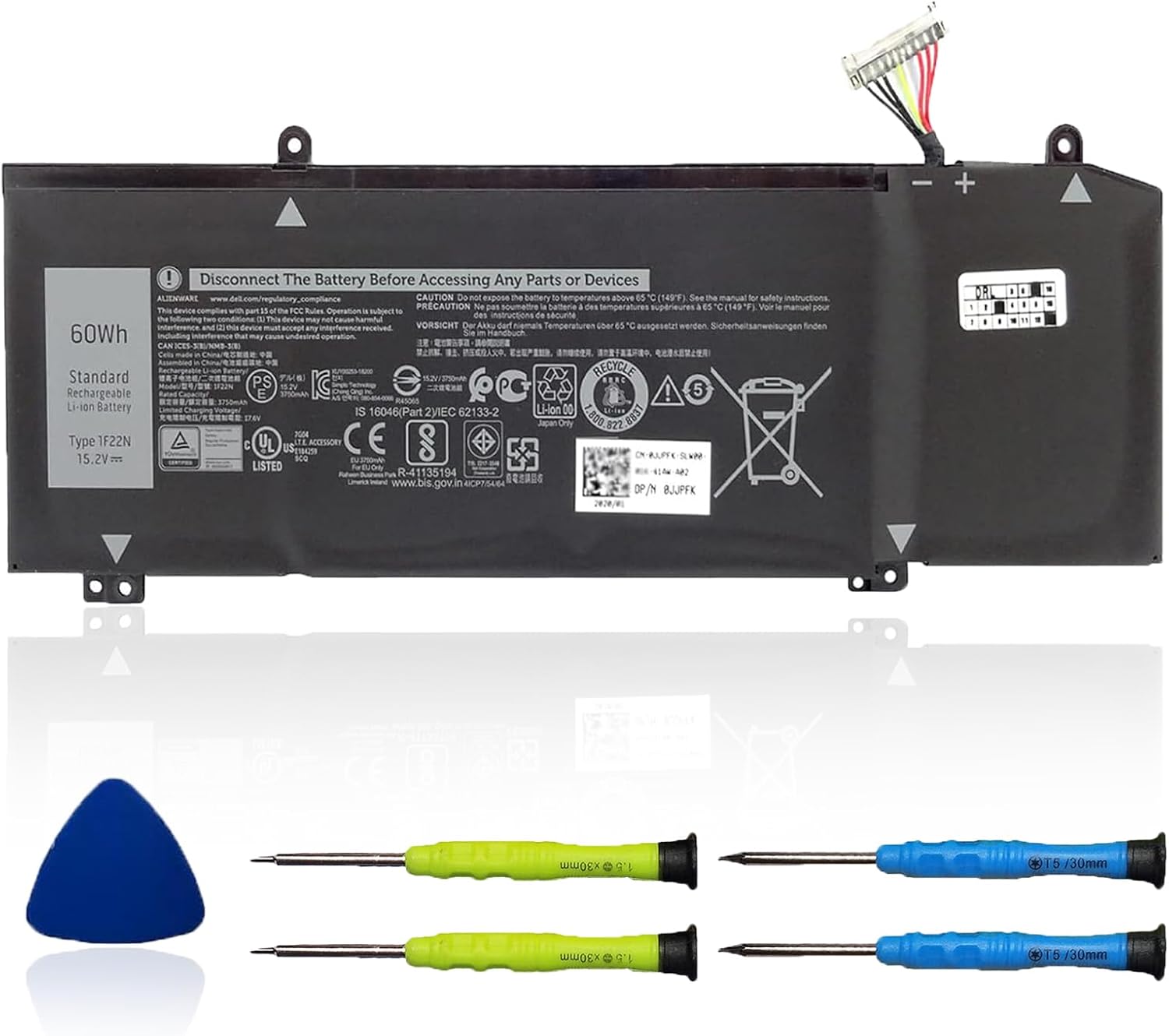 1F22N Laptop Battery for Dell Alienware M15 M17 G5 G7 Series