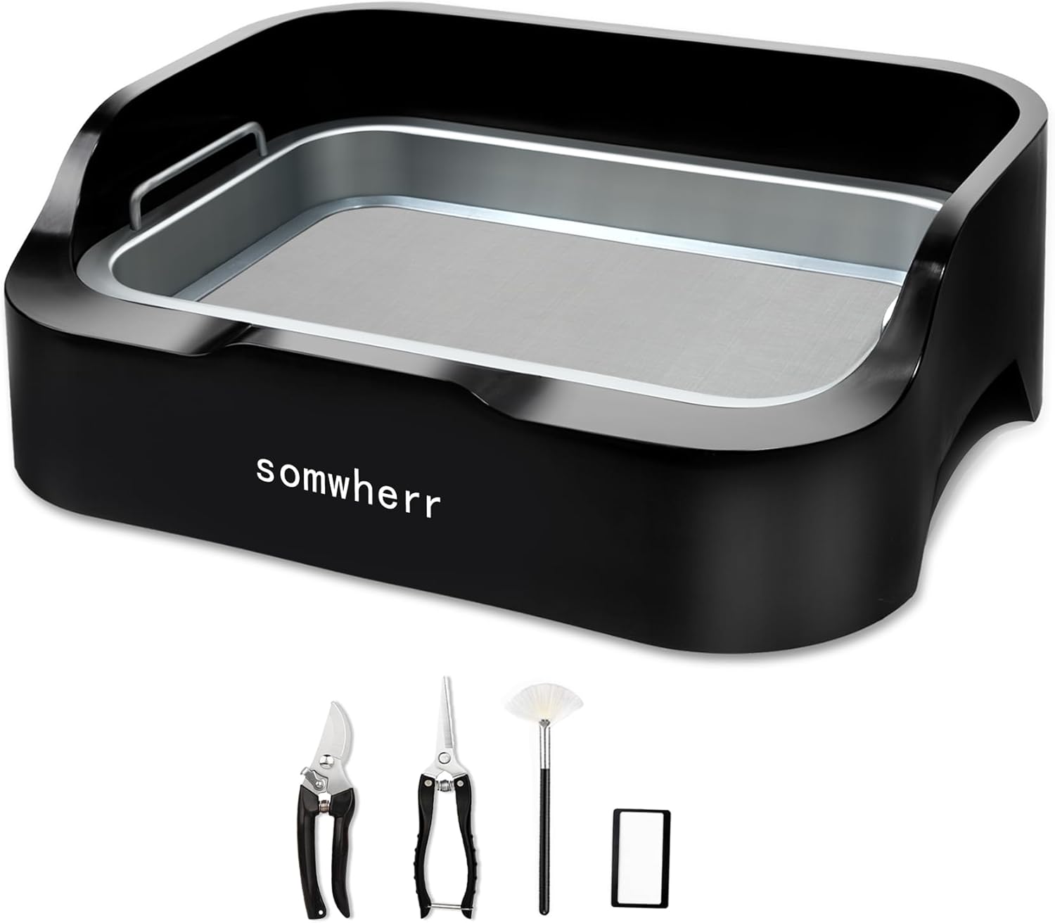 Trim Tray Set with Scissors and Detachable 150 Micron Mesh Screen