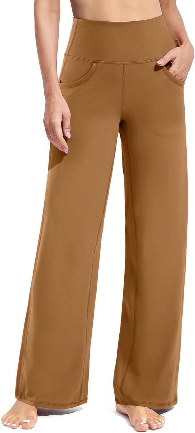 Promover Wide Leg Pants for Women - Comfortable Yoga Pants
