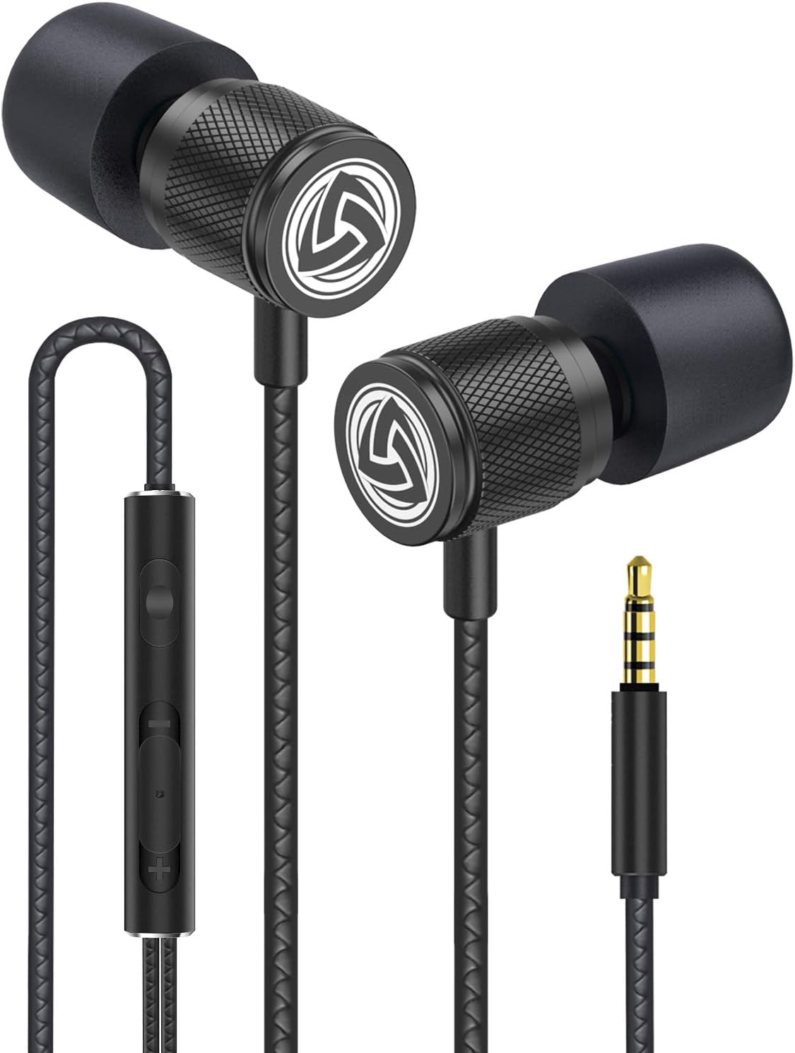 LUDOS Earbuds - 5-Year Warranty, Noise Isolation, Memory Foam, Mic - Ideal for Small Ears