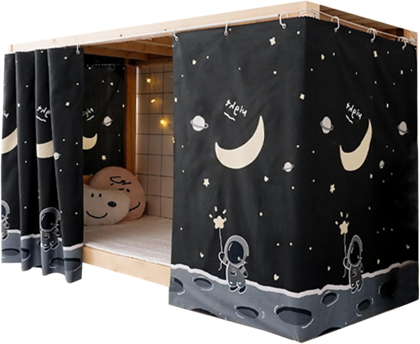 Minache Cartoon Blackout Bed Curtain Set