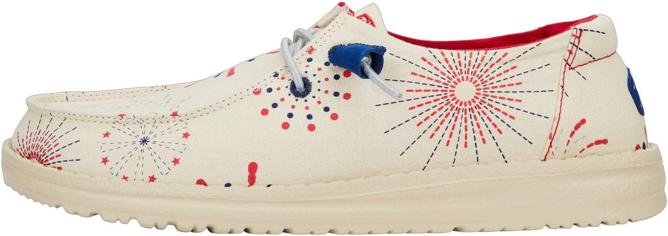 HEYDUDE Women's Wendy Canvas Slip-on Loafers for Summer Fun