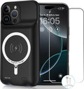 Wireless Charging Case for iPhone 16 Pro 10000mAh - Extended Battery