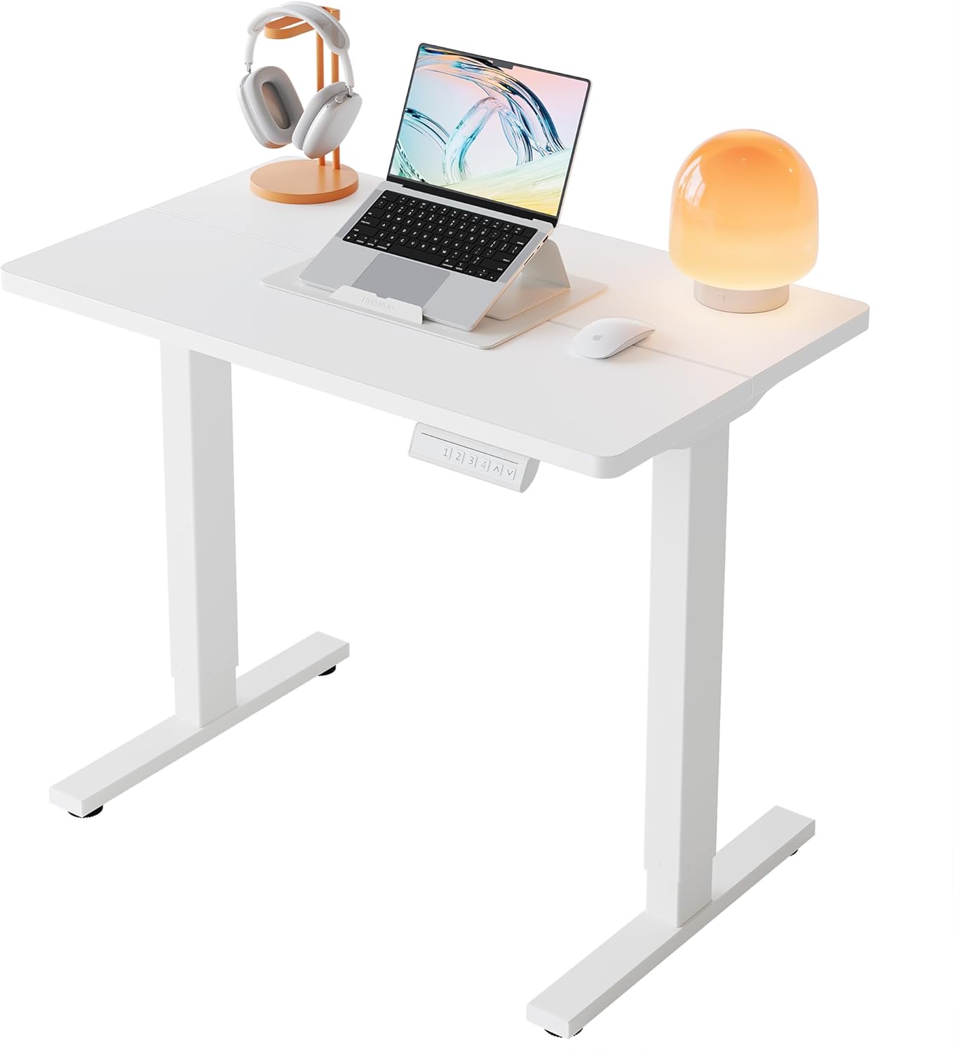 HUANUO 32 Inch Electric Standing Desk with Adjustable Height