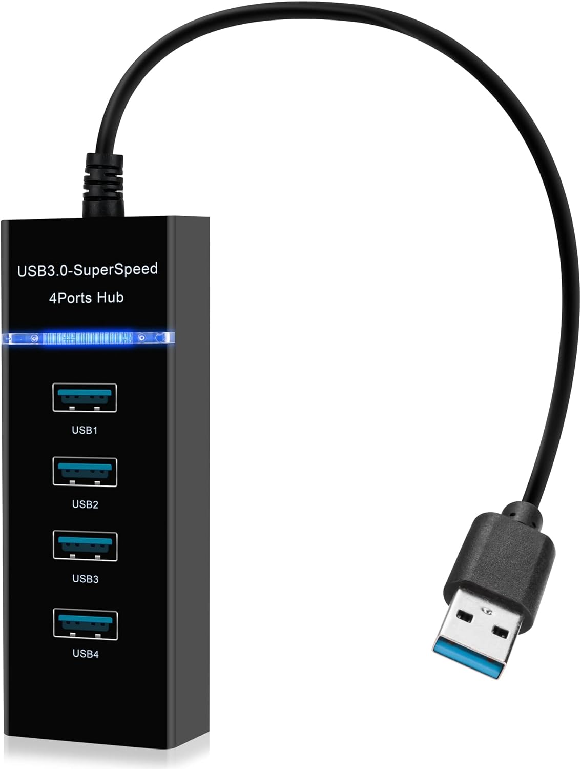 High-Speed 4-Port USB Hub for Multiple Devices - Togconn
