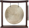 10-12 in Chinese Gongs on Woodsonic Stand - Includes Mallet & Stand
