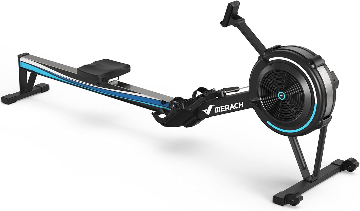 MERACH Adjustable Air Rowing Machine