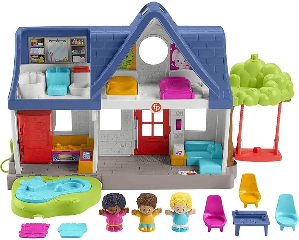 Fisher-Price Little People Play House for Toddler Fun and Learning