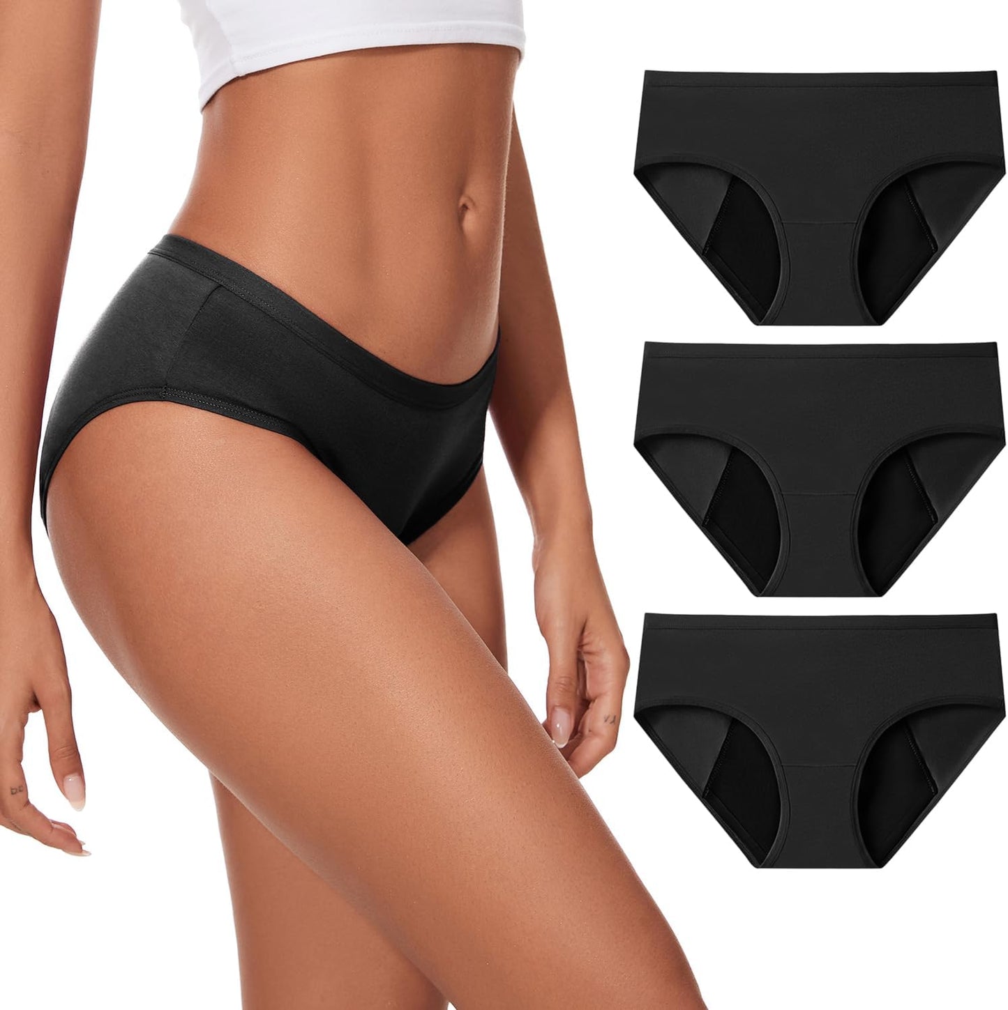 Leakproof Heavy Flow Period Underwear for Women - No Side Leaks