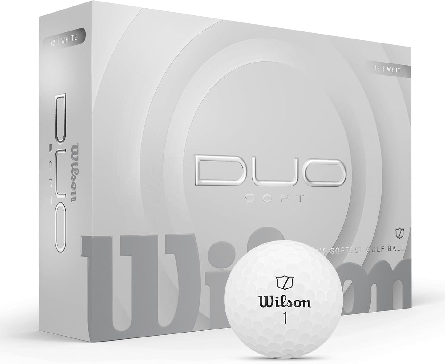 Longer Drives: WILSON 2025 Duo Soft Golf Balls - 12 White Balls