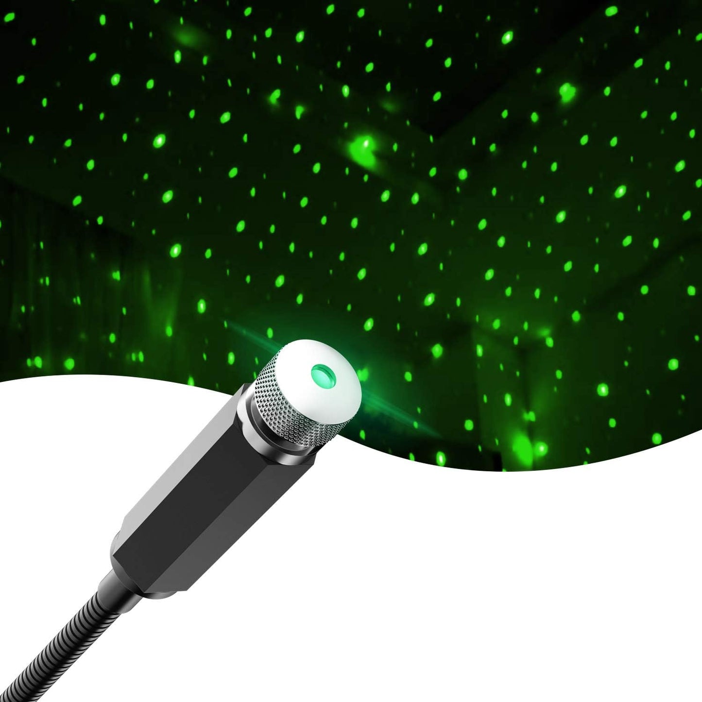 Romantic Galaxy Star Projector Night Light by ROLEES