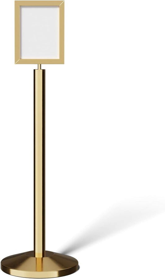 Pedestal Standing Floor Sign Frame for Effective Crowd Control