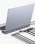Baseus Laptop Docking Station 12-in-1 - 4K Triple Display Hub