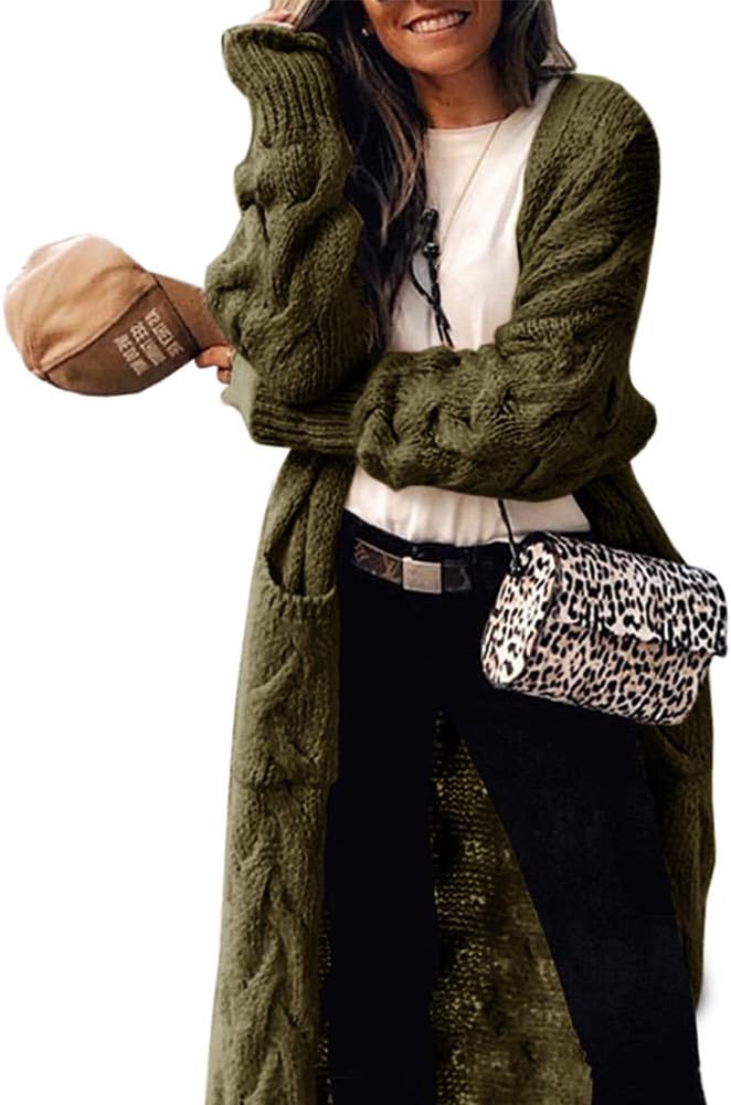 ZIWOCH Women's Long Cardigan Coats for Stylish Comfort