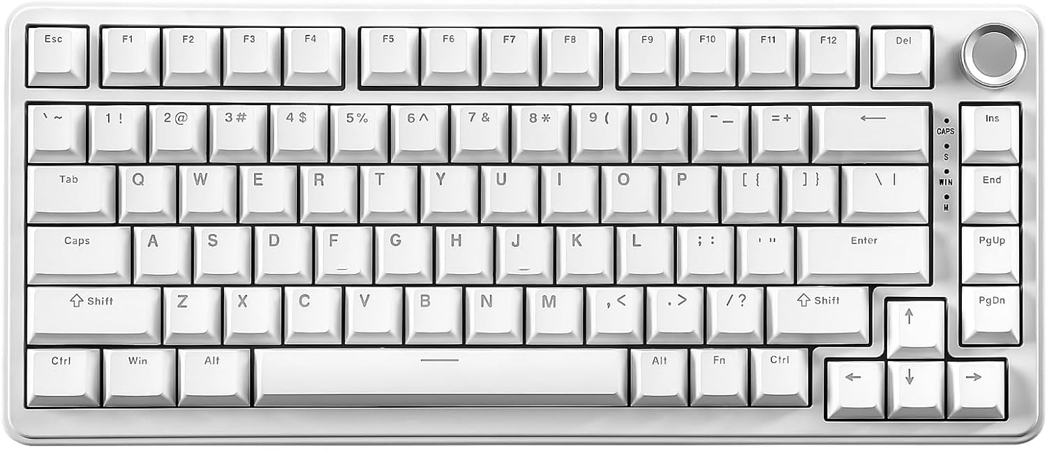 YUNZII B75 Mechanical Keyboard: Ergonomic 75% Layout with RGB