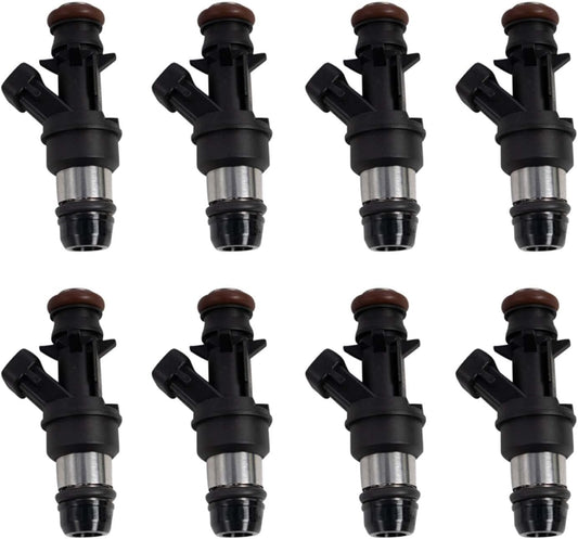 TRQ MPI FI Fuel Injector Set of 8 for Chevy GMC Pickup V8