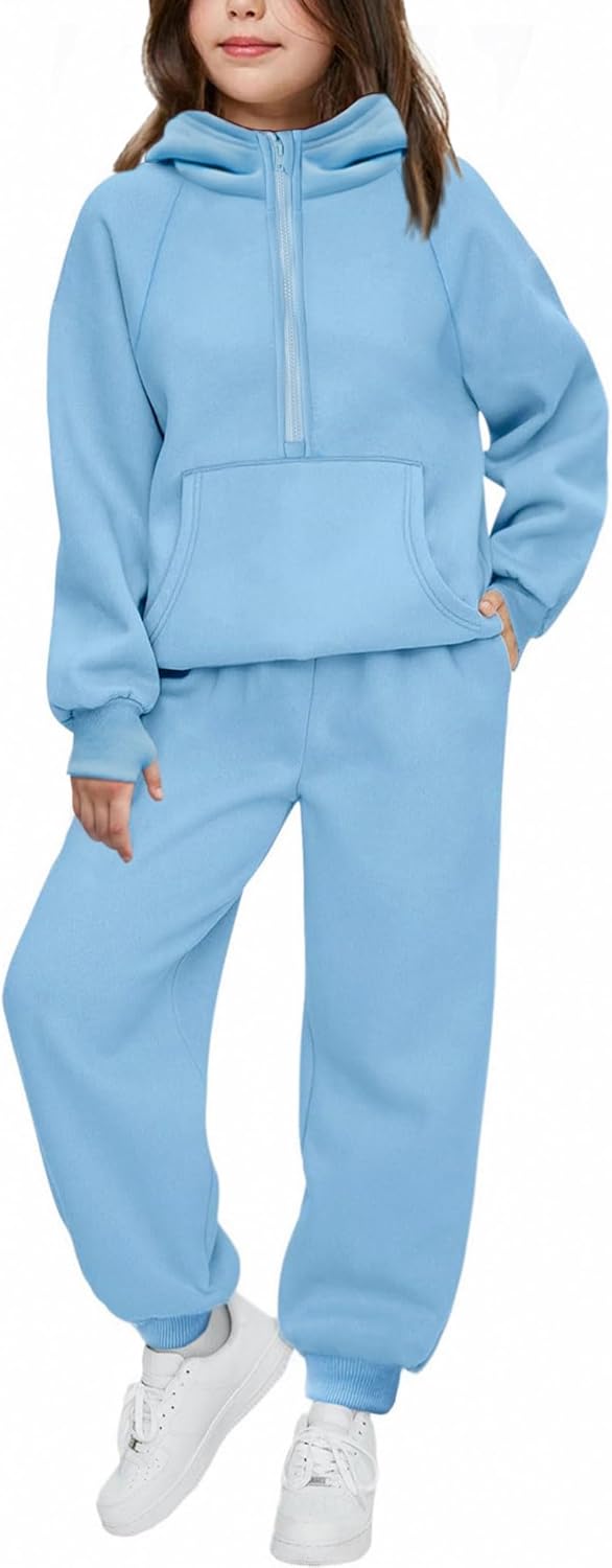 Arshiner Girls 2 Piece Outfits Tracksuit for Fashion and Comfort