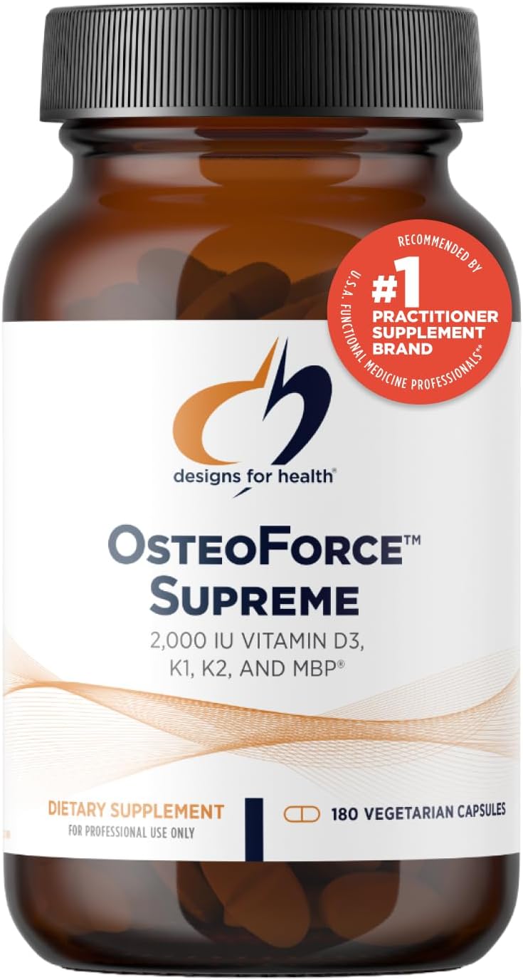 OsteoForce Supreme Bone Support Supplement with MBP and Vitamin D