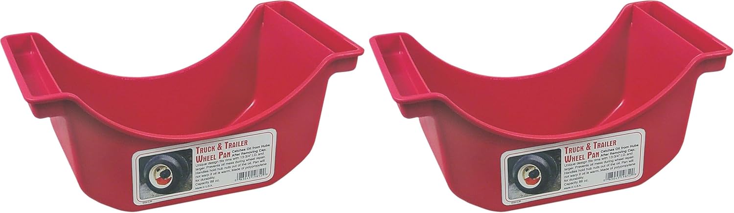 Lisle 19852 Truck and Trailer Wheel Pan for Easy Oil Catching