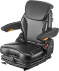 Universal Forklift Seat with Adjustable Suspension - Comfortable