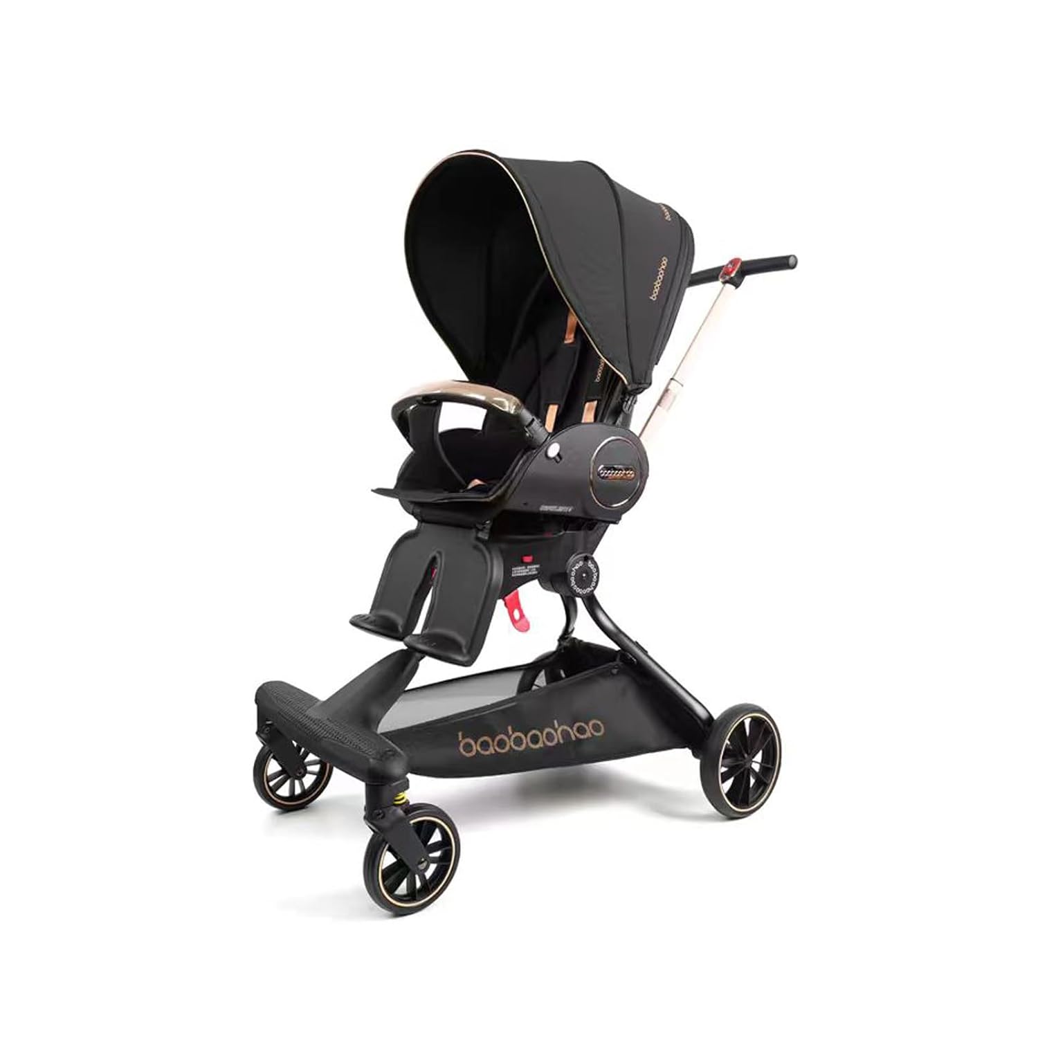 Lightweight Baby Stroller with 360 Rotable Canopy and Ergonomic Design