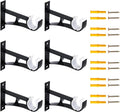 Curtain Rod Bracket 6-Pack for 1 to 1 1/8 in Rods - Heavy Duty Support