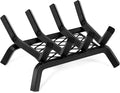 Fireplace Grates with Ember Retainer 14 in Log Grate - Stable Cast