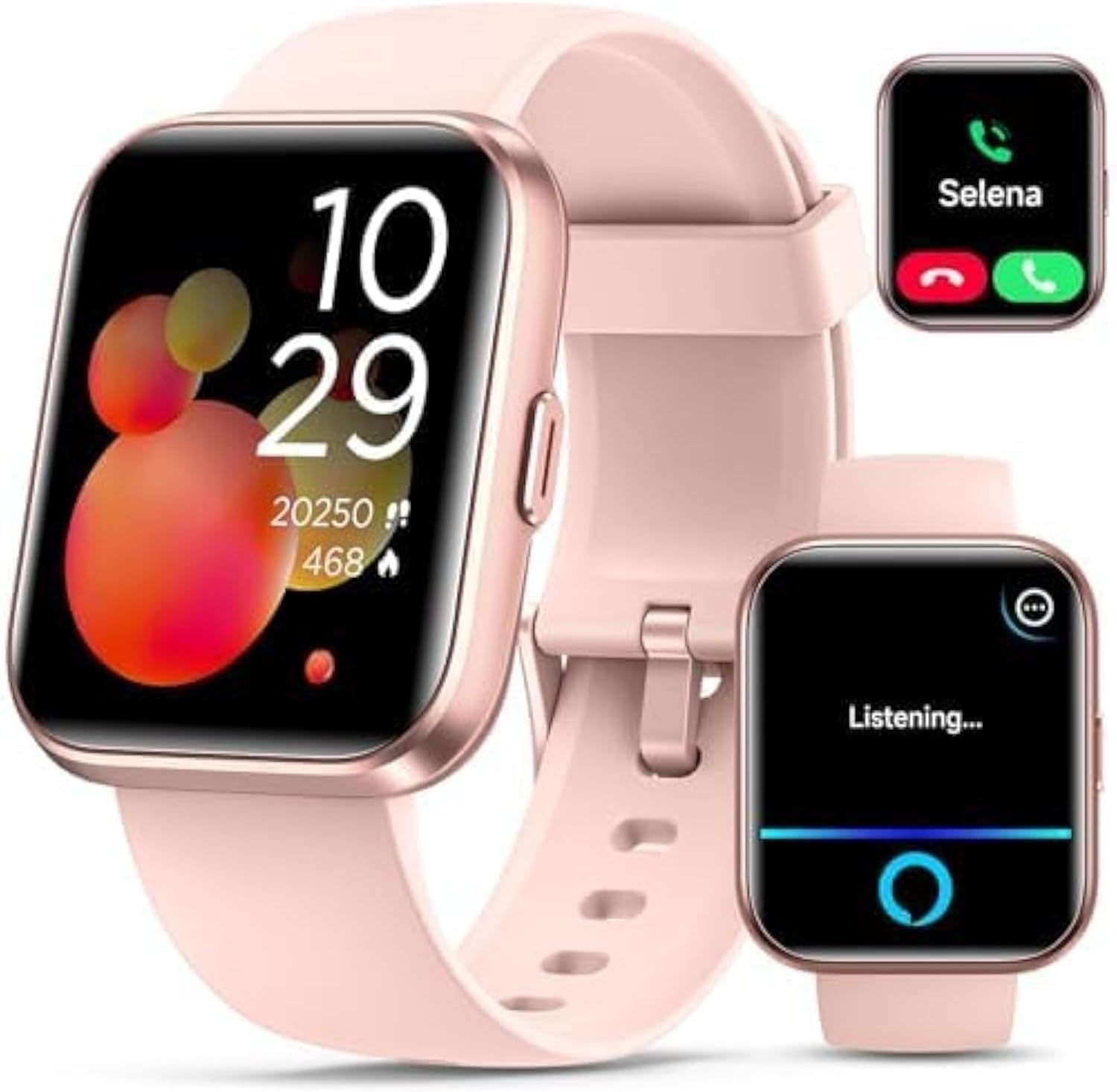 Quican Smartwatch: Stylish Fitness Tracker with Alexa