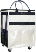 Reusable Grocery Bag On Wheels Shopping Trolley - Large Foldable Tote