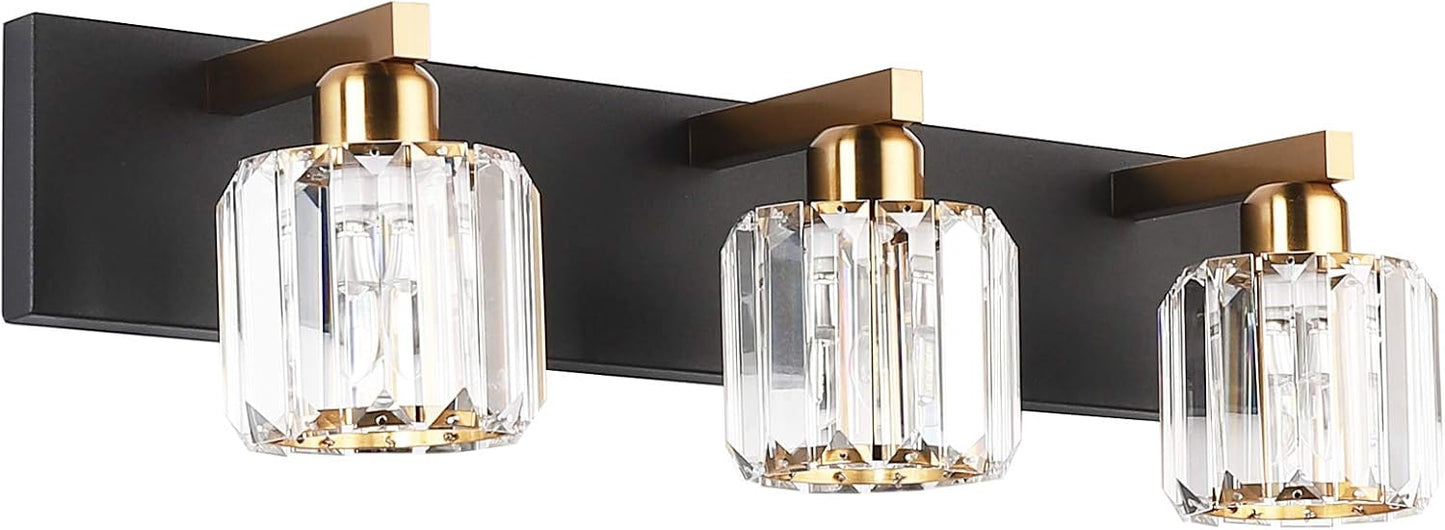 Aipsun Crystal Vanity Light Modern Bathroom Lighting Fixture