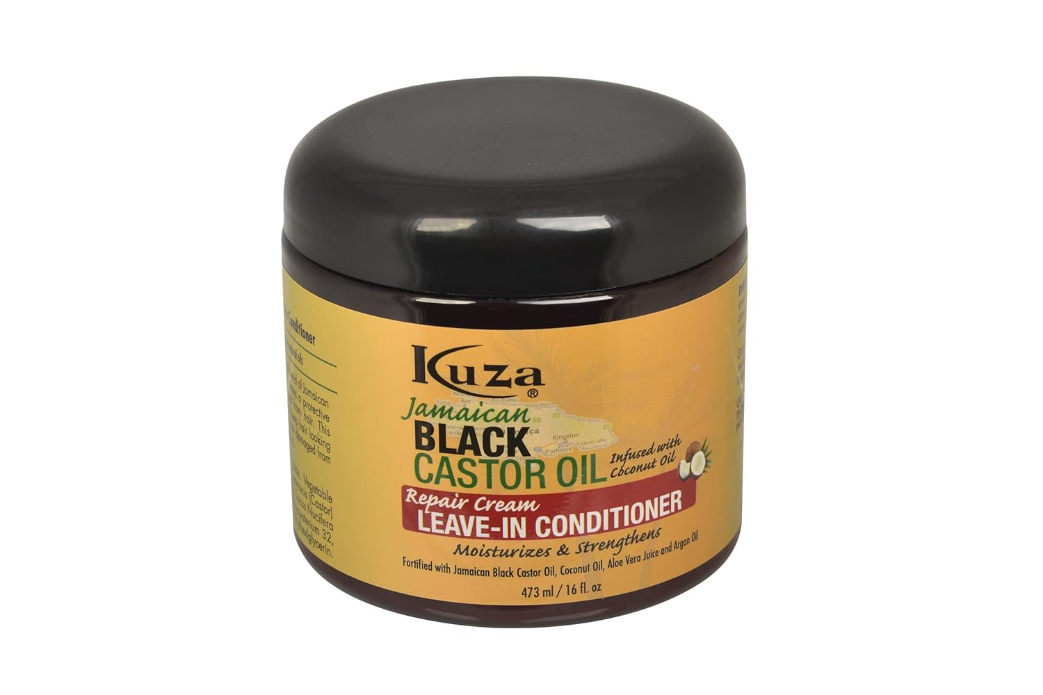 Hydrate & Strengthen: Kuza Jamaican Black Castor Oil Leave-In Conditioner - 16oz x2