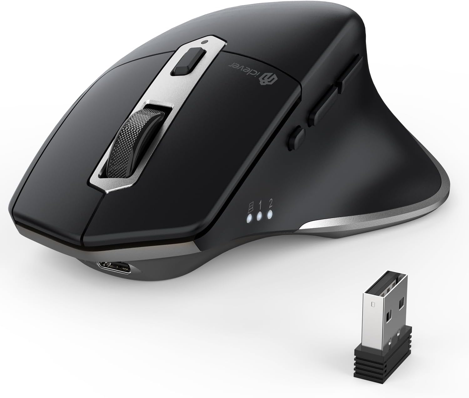 iClever Dual Mode Bluetooth Mouse: Precision & Comfort