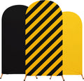 Construction Birthday Party Arch Cover Set of 3 for Events